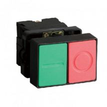 Bouton-Poussoir Double MAXGE IP65 1NC+1NO