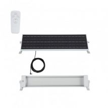 Réglette Étanche LED 20W 62.5cm Solaire IP65 Blanc Neutre 4000K - 4500K