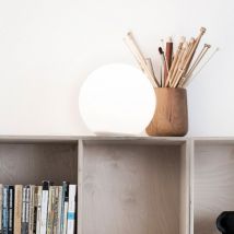 Lampe à Poser Dioscuri Ø14cm ARTEMIDE Blanc