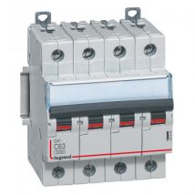 Disjoncteur Automatique DX³ Tertiaire 4P Courbe C 6/10kA 50A LEGRAND 407933 63 A