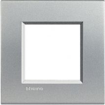 Cadre Carré 2 Modules BTicino Living Light LNA4802BI Tech