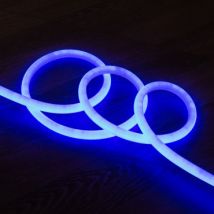Néon LED Flexible 360o Rond Dimmable 120LED/m 220V AC Bleue IP67 sur Mesure Coupe tous les 100cm Plusieurs options