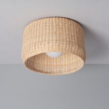 Plafonnier Rotin Gondia Naturel
