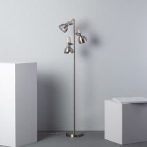 Lampadaire Emer Métal 3 Spots Argenté Argent