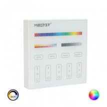 Télécommande Murale RF pour Variateur LED RGB + CCT 4 Zones MiBoxer B4 RGB+CCT