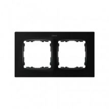 Cadre 2 Emplacements SIMON 82 Concept 8200627 Noir Mate