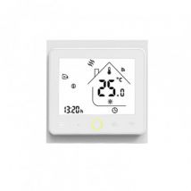 Thermostat WiFi Programmable Blanc pour Chauffage Blanc