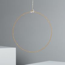Anneau avec Guirlande lumineuse LED Hoop Doré
