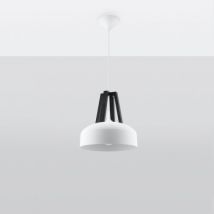 Suspension Bois Casco SOLLUX Blanc