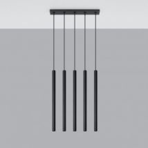 Suspension Métal Pastelo 5 SOLLUX Noir