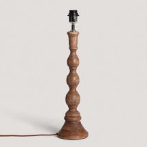 Pied de Lampe à Poser en bois Anand ILUZZIA Naturel