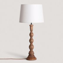 Lampe à Poser en bois Anand ILUZZIA Naturel