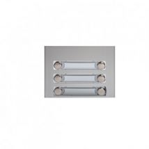 Module Façade 6 boutons 2 Colonnes SÉRIE 7 TEGUI 375260 Aluminium