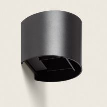 Applique Murale Extérieure LED 6W Aluminium en Saillie Arhus Noir