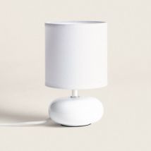 Lampe à Poser Céramique Ava Blanc