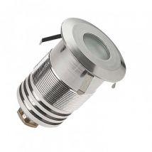 1W Geo Power Round Ground Recessed LED Step-Light LEDS-C4 55-9620-54-CL - Several options