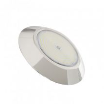 24W 12V AC/DC Stainless Steel 3000K Submersible LED Surface Pool Light IP68 - Warm White 3000K