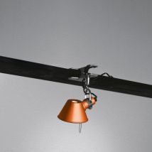ARTEMIDE Tolomeo LED Wall Lamp with Clamp - Orange