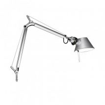 ARTEMIDE Gloss White Tolomeo Micro Table Lamp with Fixed Support - Aluminium