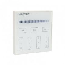 220-240V AC Wall Mounted RF Remote for LED Monchrome 4 RF Zone Dimmer Mi Boxer T1 - Monochrome