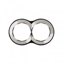 Round Frame 2 Element SIMON 88 88620 - Chrome