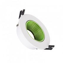 Coloured Round Tilting Downlight Frame for GU10 / GU5.3 LED Bulbs with Ø80 mm Cut-Out - Green