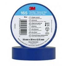 Temflex 165 PVC Insulation Tape 19mm x 20m 3M 7100184800 - Blue