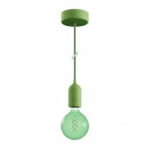 Eiva Pastel Outdoor Silicone Pendant Lamp IP65 Creative-Cables PDESALPA15SN02 - Green