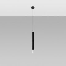 Wezyr 1 Spotlight Metal Pendant Lamp SOLLUX - Black