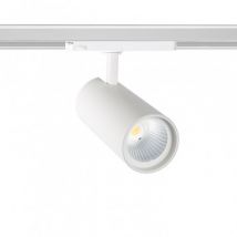 New White 30W d'Angelo LED Spotlight for a Three-Circuit Track - LIFUD - Cool White 5500K - 6000K
