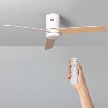 Tydir Wooden Ceiling Fan with DC Motor 132cm - Wood