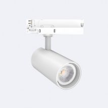 30W Fasano Cinema No Flicker Dimmable LED Spotlight for Three Circuit Track in White - Cool White 4000K