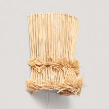 Alhena Raffia Wall Lamp ILUZZIA - Natural