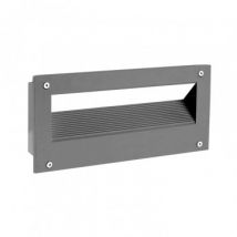 Segnapasso LED da Incasso Micenas Rettangolare 5.5W LEDS-C4 05-9832-Z5-CL Grigio Urbano