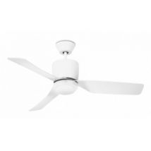 Ventilatore LED da Soffitto Vera Bianco 111.7cm Motore AC LEDS-C4 VE-0008-BLA Bianco