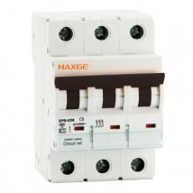 Interruttore Magnetotermico Industriale 3P-10kA 10-63A Curva C MAXGE 16 A