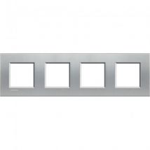 Cornice Quadrata 4x2 Moduli BTicino Living Light LNA4802M4BI Tech