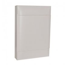 Scatola da Superficie Practibox S Porta Liscia 3x18 Moduli LEGRAND 137128 Bianco