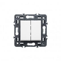 Meccanismo Interruttore Commutatore Doppio Unipolare 10 AX LEGRAND Valena Next 741245 Bianco