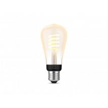 Lampadina LED E27 Filamento 7W 550 lm ST64 Hue White Ambiance PHILIPS Selezionabile (Caldo-Naturale)