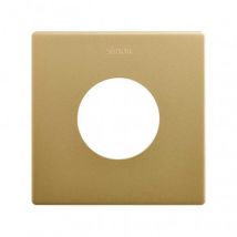 Cornice 1 Elemento Estetica Minima per Base della Presa Schuko CLEAN SIMON 270 27110610 Dorato