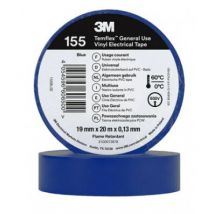 Nastro Isolante Temflex 155 PVC 19mm x 20m 3M 7100184744 Azzurro