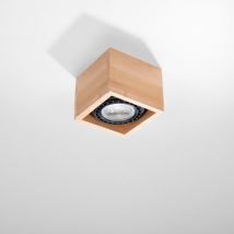 Applique da Soffitto in Legno Quatro 1 SOLLUX Legno
