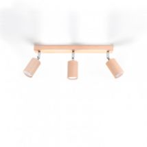 Applique da Soffitto in Legno Berg 3 SOLLUX LEGNO naturale