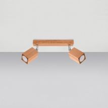 Applique da Soffitto in Legno Keke 2 SOLLUX Legno
