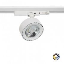 Faretto LED Binario Trifase 20W New Onuba CCT Bianco CRI90 No Flicker UGR16 Selezionabile (Caldo-Naturale-Freddo)