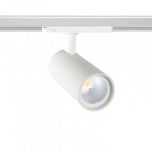 Faretto LED Binario Trifase 30W New D'Angelo Bianco CRI90 PHILIPS Xitanium Bianco Caldo 3000K - 3500K