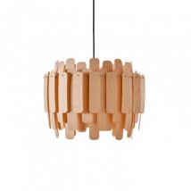 Lampada a Sospensione Legno Maruja LZF Marrone chiaro