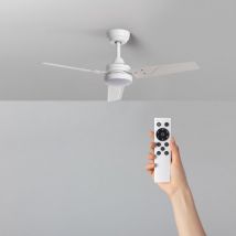 Ventilatore LED da Soffitto LED Vacker 105cm Motore DC Bianco