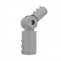 Adjustable 90o Grey Street Lighting Support Ø60 - Grey